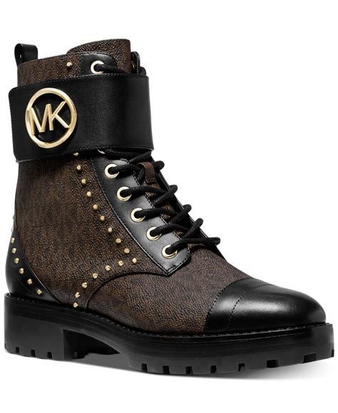 michael kors black baby boots|brown waterproof Michael Kors boots.